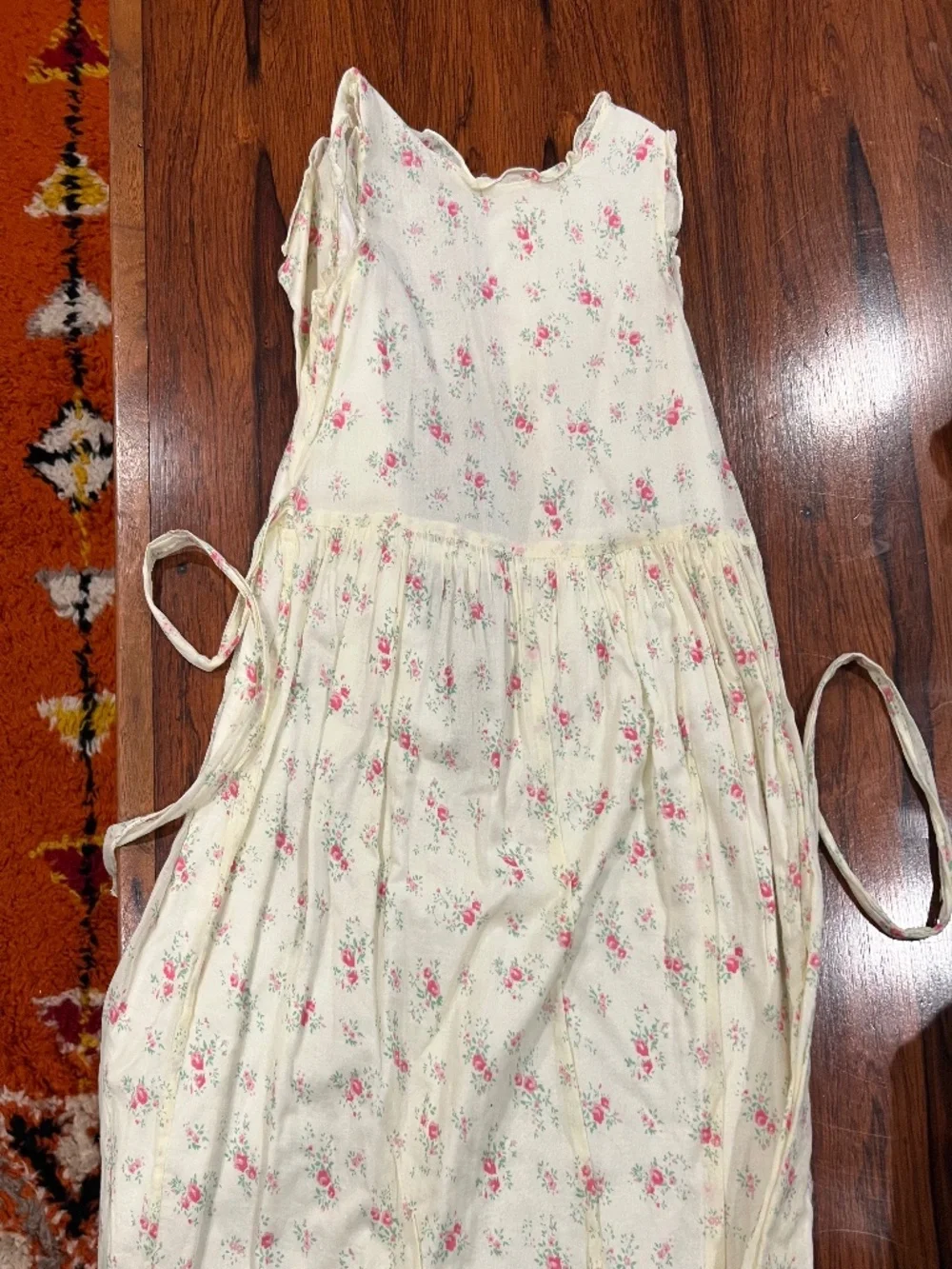 Bonpoint Girls Yellow Floral Dress Size 8